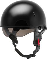 G-Max - G-Max HH-65 Naked Solid Helmet - H1650023 - Black - X-Small - Image 1