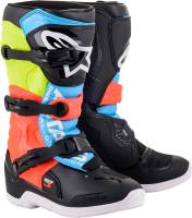 Alpinestars - Alpinestars Tech 3S Youth Boots - 2014018-1538-2 - Black/Yellow Fluo/Red Fluo - 2 - Image 1