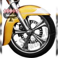Klock Werks - Klock Werks Benchmark Front Fender for 21in. Wheel - KWF-01-0101-2014 - Image 4