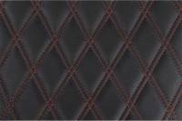 Drag Specialties - Drag Specialties Extended Reach Predator III Seat - Double Diamond, Red Thread - 0801-1371 - Image 2