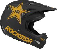 Fly Racing - Fly Racing Kinetic Rockstar Helmet - F73-33112X - Red/Yellow/Black - 2XL - Image 4