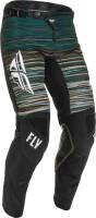 Fly Racing - Fly Racing Kinetic Wave Pants - 375-53034 - Black/Rum - 34 - Image 1