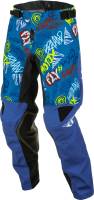 Fly Racing - Fly Racing Kinetic Rebel Youth Pants - 375-43720 - Blue/Light Blue - 20 - Image 4