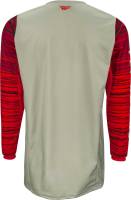 Fly Racing - Fly Racing Kinetic Wave Jersey - 375-522M - Light Gray/Red - Medium - Image 2