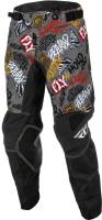 Fly Racing - Fly Racing Kinetic Rebel Youth Pants - 375-43518 - Black/Gray - 18 - Image 4