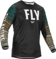 Fly Racing - Fly Racing Kinetic Wave Jersey - 375-520M - Black/Rum - Medium - Image 1