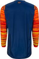 Fly Racing - Fly Racing Kinetic Wave Jersey - 375-521L - Navy/Orange - Large - Image 2