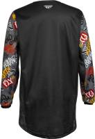 Fly Racing - Fly Racing Kinetic Rebel Youth Jersey - 375-425YM - Black/Gray - Medium - Image 2