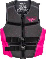 Fly Racing - Fly Racing Neoprene Womens Vest - 142424-105-810-20 - Pink/Gray - Small - Image 1