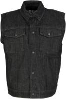 Z1R - Z1R Denim Vest - 2820-4484 - Black Denim - Small - Image 1
