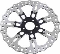 Arlen Ness - Arlen Ness 14in. Two-Piece Floating Front Brake Rotor - 7 Valve Black - 33-10301-203 - Image 1