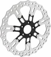 Arlen Ness - Arlen Ness 14in. Two-Piece Floating Front Brake Rotor - 7 Valve Black - 33-10301-203 - Image 2