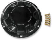 Joker Machine - Joker Machine Billet Derby Cover - Techno Black Anodized - 10-691B - Image 2