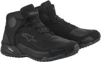 Alpinestars - Alpinestars CR-X Drystar Riding Shoes - 2611820110010 - Black/Black - 10 - Image 1