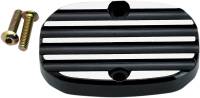 Joker Machine - Joker Machine Rear Brake Master Cylinder Cover - Finned - Black Anodized - 08-008B - Image 1