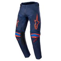Alpinestars - Alpinestars Racer Narin Youth Pants - 3741823-7141-26 - Night Navy Hot Orange - 26 - Image 1