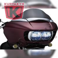 Kuryakyn - Kuryakyn Windshield Center Trim - Chrome - 2634 - Image 2
