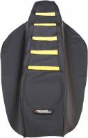 Moose Racing - Moose Racing Ribbed Seat Cover - Black/Yellow Ribbed - RMZ45008-331RT - Image 2