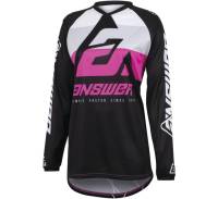Answer - Answer Syncron CC Womens Jersey - 447331 - Black/White/Rhodamine - X-Small - Image 1