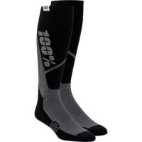 100% - 100% Hi Side Performance Moto Socks - 20053-00002 - Black - LG-XL - Image 1