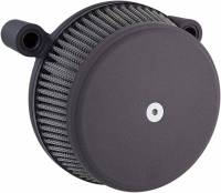 Arlen Ness - Arlen Ness Big Sucker Stage I Air Filter Kit with Cover and Stainless Steel Jacketed Filter - Black - 50-335 - Image 1