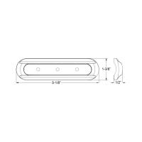 TACO Marine - TACO 4-LED Deck Light - Flat Mount - White Housing - Image 2