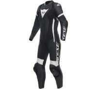 Dainese - Dainese Grobnik Womens 1-Piece Leather Suit - 202513484-948-40 - Black/White - 2 - Image 1