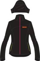 DSG - DSG Softshell Womens Jacket - 52355 - Black/Neon - X-Small - Image 1