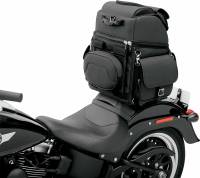 Saddlemen - Saddlemen BR3400EX/S Combination Backrest, Seat and Sissy Bar Bag without Studs - 3515-0120 - Image 7