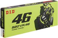 D.I.D - D.I.D 520 VR46 X-Ring Chain - Silver/Gold - 120 links - 520VR46SG120ZB - Image 2