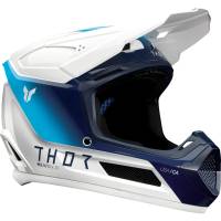 Thor - Thor Fleet Storm Youth Helmet - 0111-1690 - Storm White/Navy - Medium - Image 1