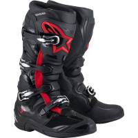 Alpinestars - Alpinestars Tech 7 Boots - 2012025-1030-14 - Black/Red Fluo - 14 - Image 1