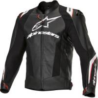 Alpinestars - Alpinestars Missile v3 Ignition Leather Jacket - 3100325-12-52 - Black/White - 52 - Image 1