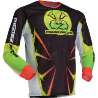 Moose Racing - Moose Racing Agroid Mesh Youth Jersey - 2912-2529 - Hi-Vis/Black - X-Small - Image 1