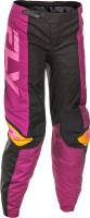 Fly Racing - Fly Racing F-16 Riding Womens Pants - 378-83211 - Black/Mauve/Yellow - 11/12 - Image 1