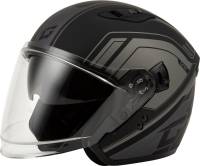 G-Max - G-Max OF-87 Duke Helmet with Led - 01187503 - Matte Black/Gray - X-Small - Image 1
