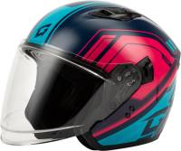 G-Max - G-Max OF-87 Duke Helmet with Led - 011871103 - Blue/Red - X-Small - Image 1