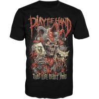 Lethal Threat - Lethal Threat Play The Hand T-Shirt - LT20894-4XL - Black - 4XL - Image 1