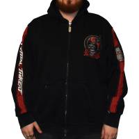 Lethal Threat - Lethal Threat Open Throttle Hoodie - HD84074XXL - Black/Red/White - 2XL - Image 1