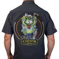 Lethal Threat - Lethal Threat Fabrication Monster Shop Shirt - FE50220-4XL - Dark Gray - 4XL - Image 1