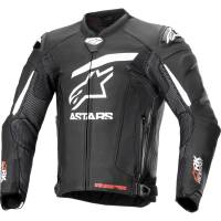 Alpinestars - Alpinestars GP Plus R V4 Rideknit Leather Jacket - 3100324-12-48 - Black/White - 48 - Image 1