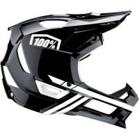 100% - 100% Trajecta Fidlock Bicycle Helmet - 80003-00006 - Black/White - Medium - Image 1