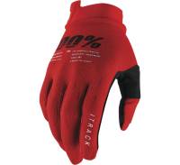 100% - 100% Itrack Gloves - 10008-00015 - Red - Small - Image 1