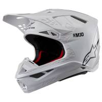 Alpinestars - Alpinestars Supertech S-M10 Solid Helmet - 8300323-2180-M - White Glossy - Medium - Image 1
