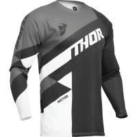 Thor - Thor Sector Checker Youth Jersey - 2912-2411 - Black/Gray - X-Large - Image 1