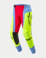 Alpinestars - Alpinestars Techstar Ocuri Pants - 3727024-7064-36 - Light Blue/Yellow Fluo/Red Berry - 36 - Image 1