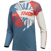 Thor - Thor Sector Split Womens Jersey - 2911-0297 - Blue Steel/Vintage White - Large - Image 1