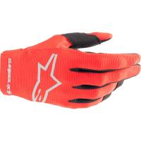 Alpinestars - Alpinestars Radar Youth Gloves - 3541824-385-S - Red/Silver - Small - Image 1
