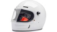 Biltwell Inc. - Biltwell Inc. Gringo SV Solid Helmet - 1006-104-501 - Gloss White - X-Small - Image 1