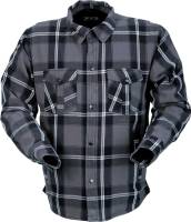 Z1R - Z1R Ashwood Flannel Shirt - 3040-3291 - Gray - 4XL - Image 1